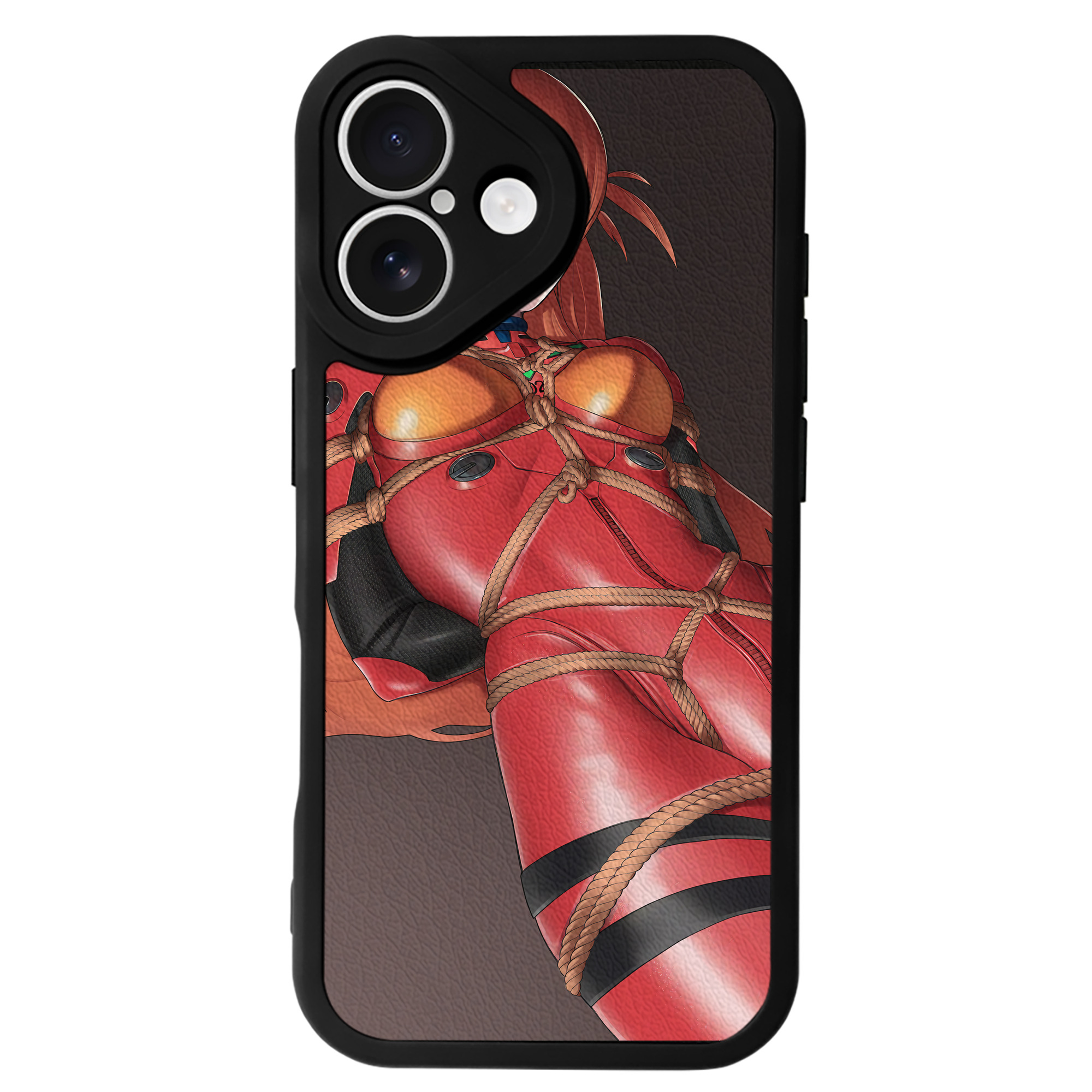 （画像用） EVA 新世紀エヴァンゲリオン 【iPhone 16シリーズ対応】シリコンスマホケース（レザー調） 材質：シリコン